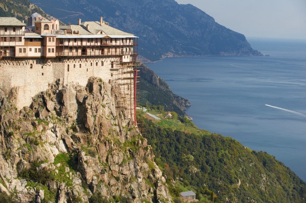 Simonos Petras Monastery, Mount Athos, Greece
